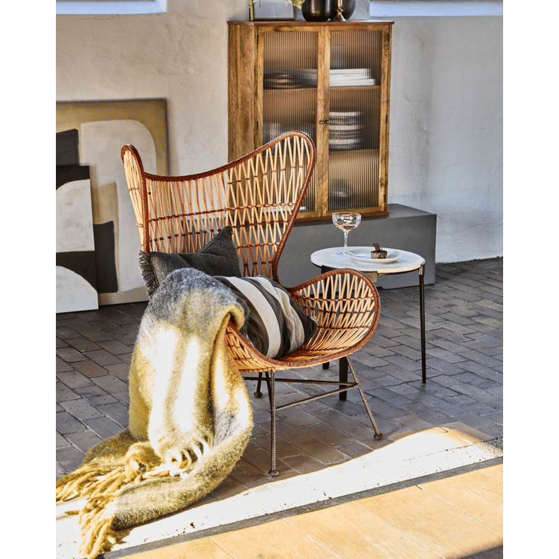 House Doctor Flow Lounge stoel, Naturel