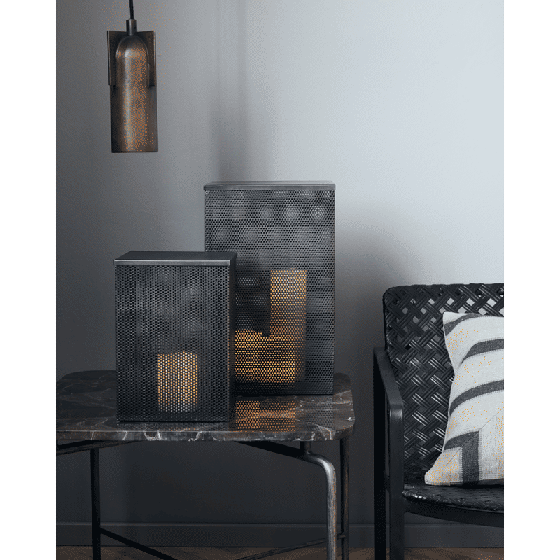 House Doctor Verse Lantern, Noir
