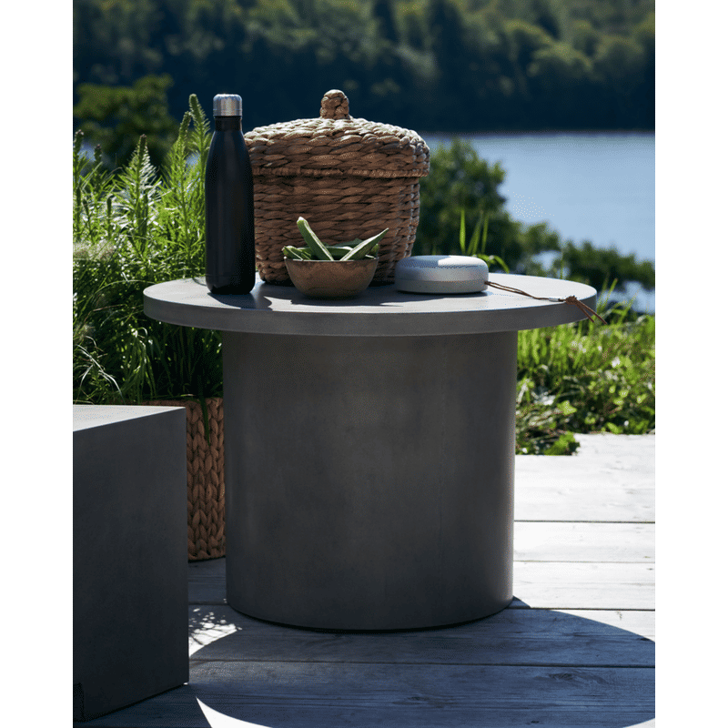 Mesa de piedra House Doctor, Gris