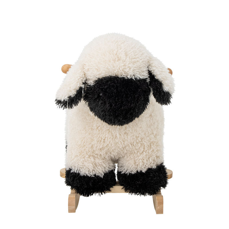 Jouet à bascule Bloomingville MINI Dolly, Mouton, Blanc, Polyester