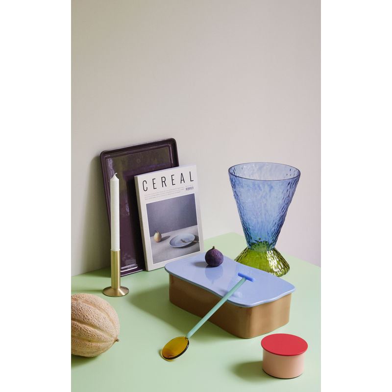 Hübsch Amare Bureau Organiser Groot Bruin/Lichtblauw