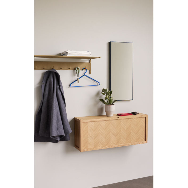 Hübsch Armoire à chaussures Herringbone, bois naturel