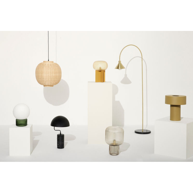 Hübsch chand pendentif rond naturel