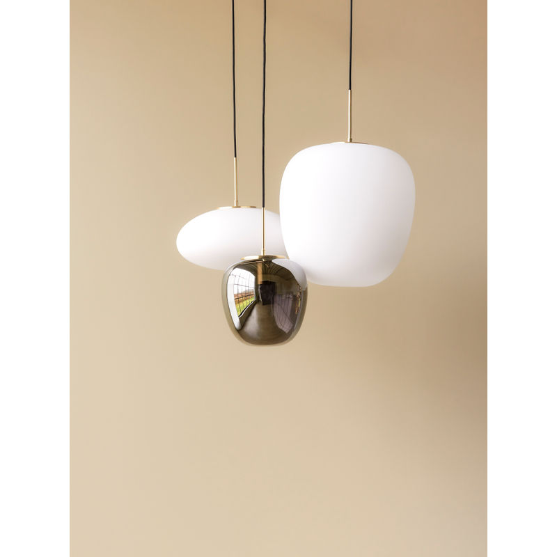 Hübsch Reflect Pendentif Ø25 Gris