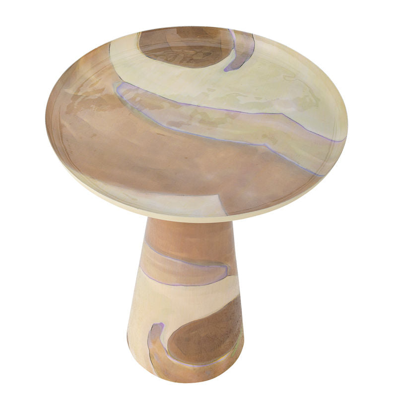 Table d'appoint Bloomingville Brooke, rose, métal