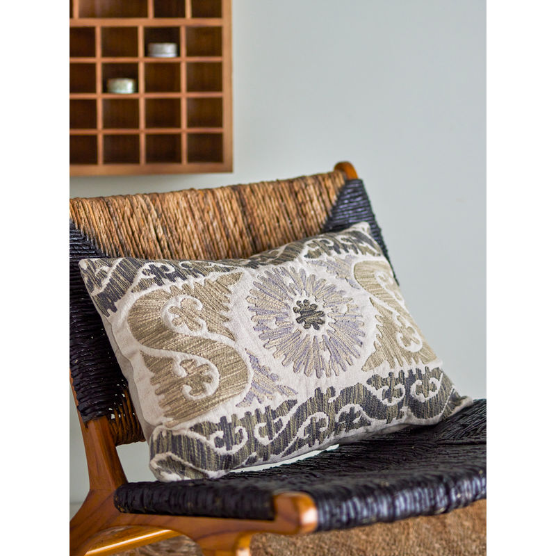 Coussin Vosta de Creative Collection, Naturel, Coton