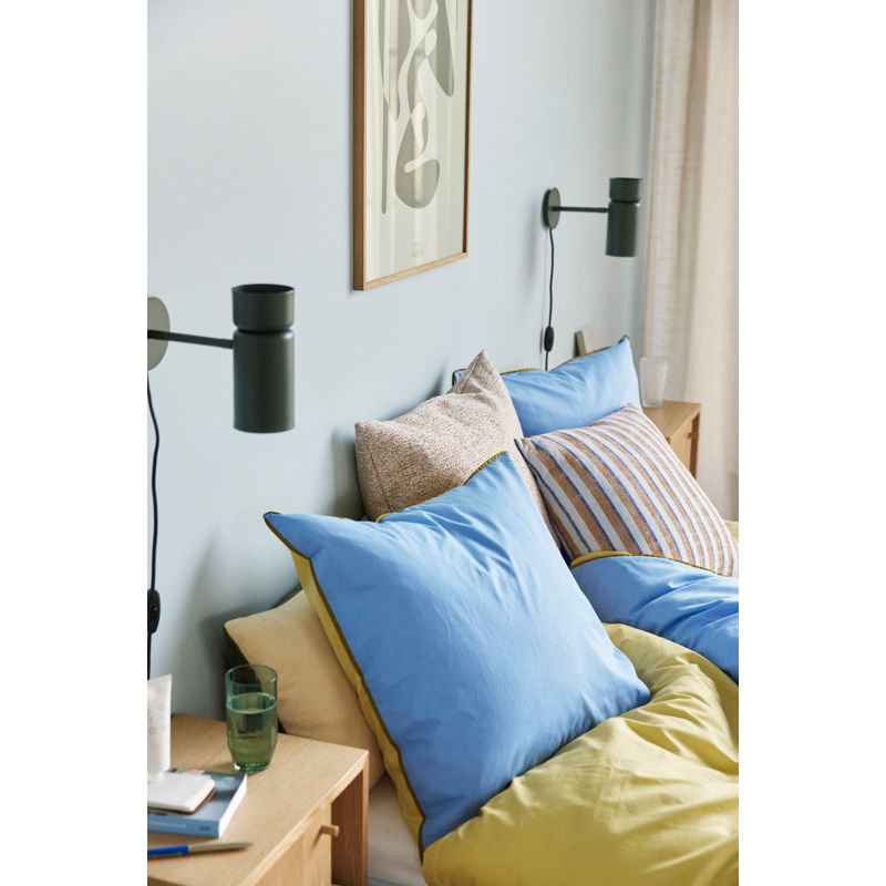 Hübsch Aki Beddengoed 60/220 Blauw/Geel