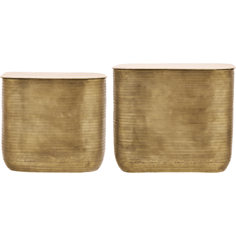 House Doctor Cajas salontafel, Goud