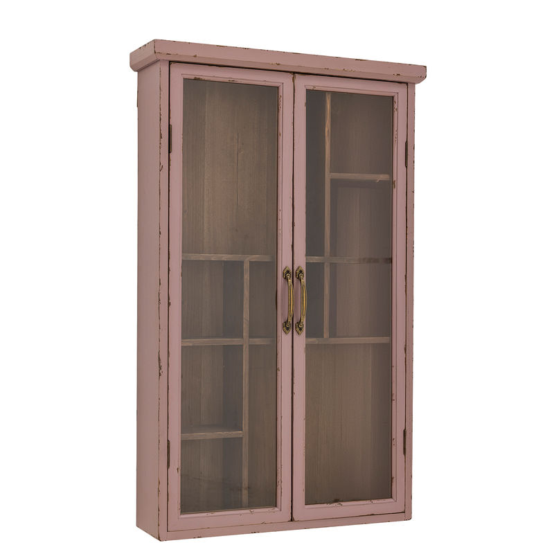 Armoire Hazem de la collection Creative, rose, bois