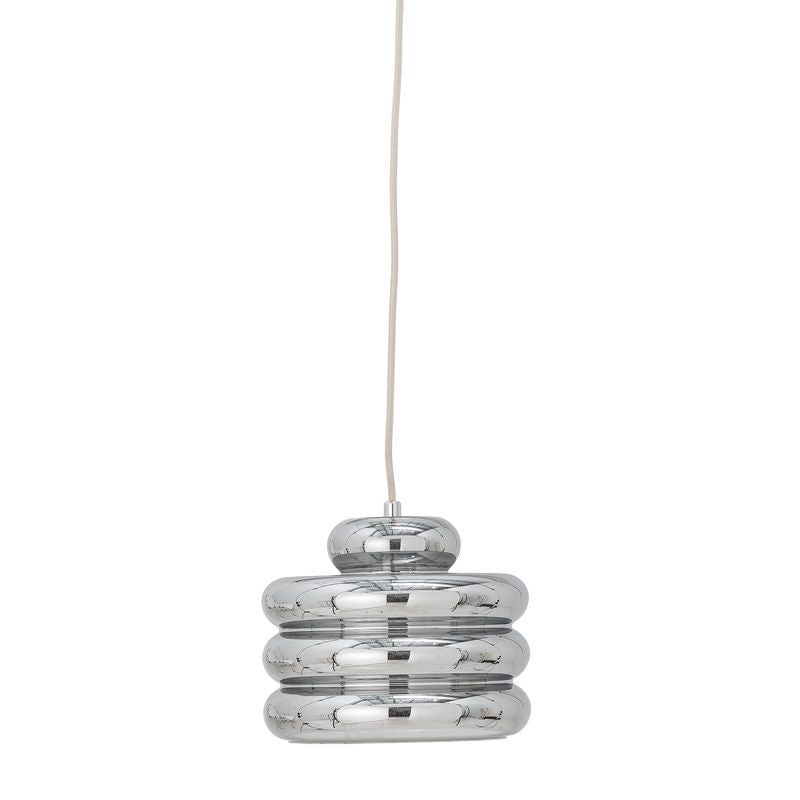 Bloomingville Spike hanglamp, zilver, glas