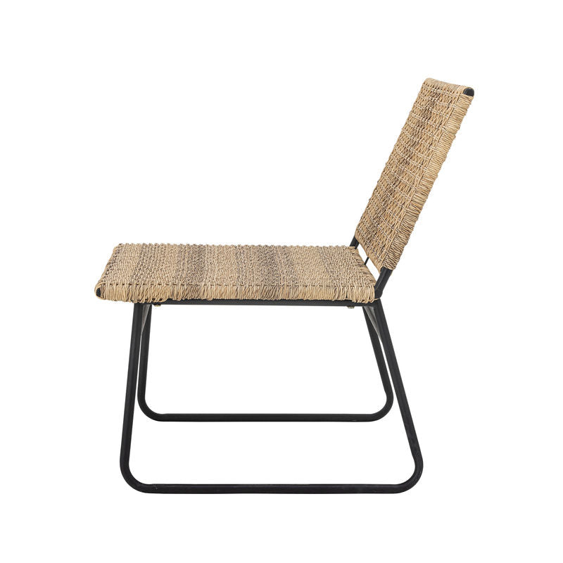 Fauteuil de salon Vallone Bloomingville, naturel