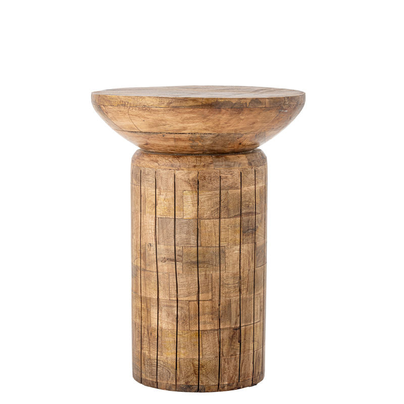 Mesa auxiliar Yasme de Creative Collection, natural, madera de mango