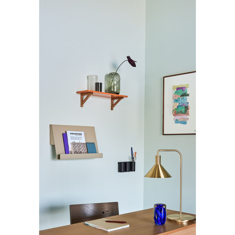 Hübsch Slope Wall porte-revues, gris