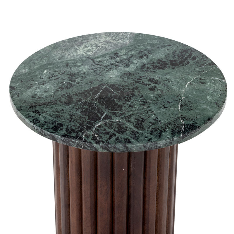 Table d'appoint Bloomingville Wilson, Vert, Marbre
