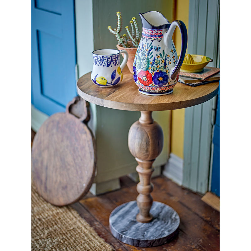 Table d'appoint Pierre de Creative Collection, Nature, Bois de mangue