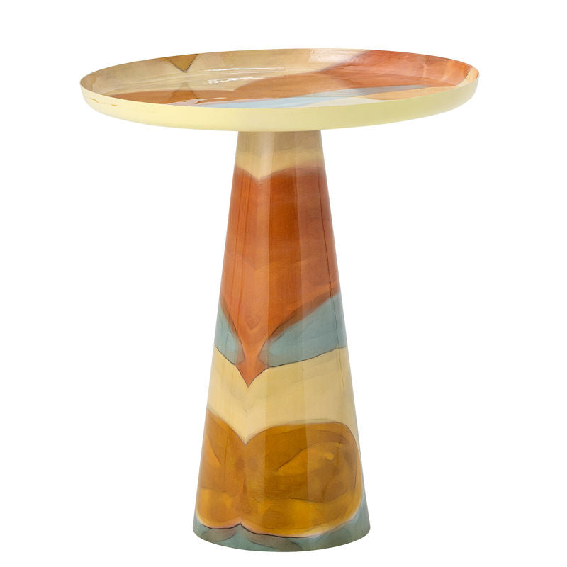 Table d'appoint Bloomingville Brooke, Jaune, Métal