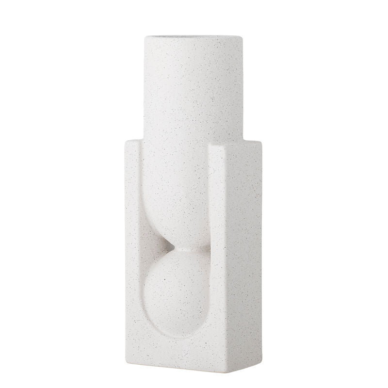Vase Salome de Bloomingville, Blanc, Grès