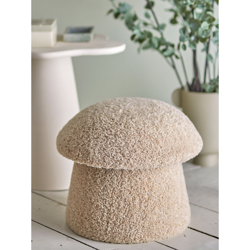 Pouf Bocca de Bloomingville, Naturel, Polyester