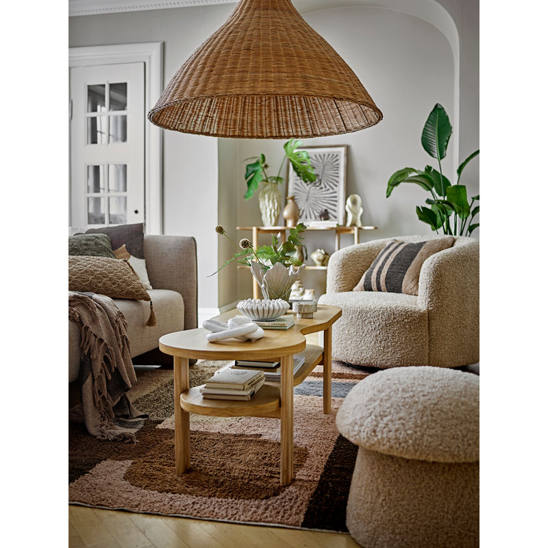 Fauteuil Bocca de Bloomingville, Naturel, Polyester