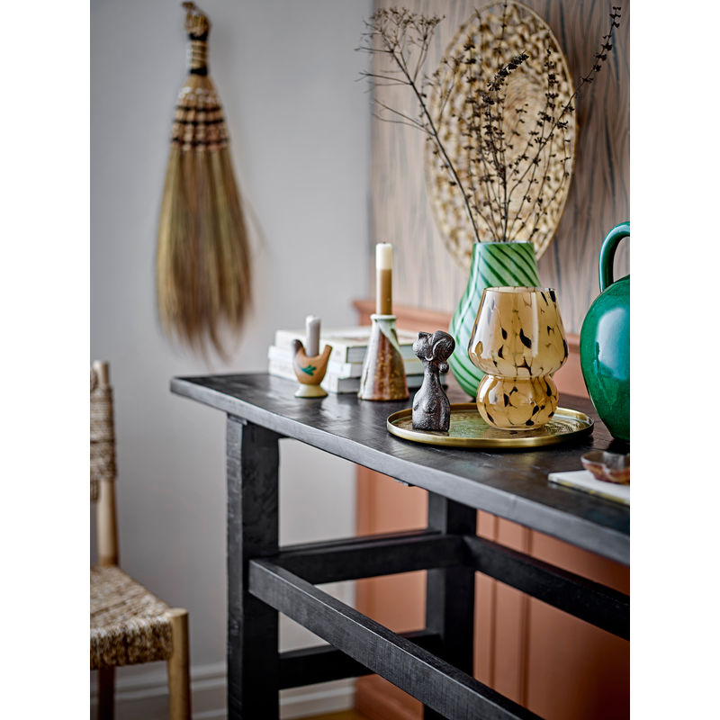 Console Riber de Bloomingville, Noir, Bois Recyclé