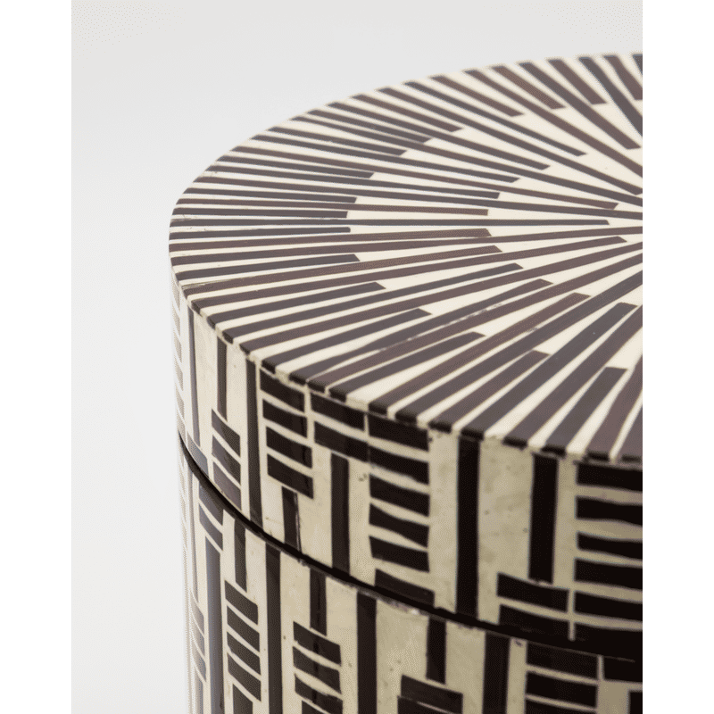 Boîtes de rangement Lango de House Doctor, Brun, Naturel