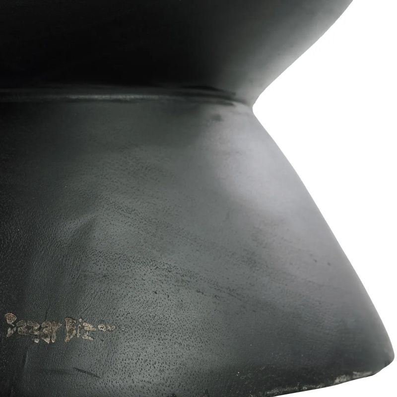 Bazar Bizar Le Tabouret Kulun-Noir Naturel