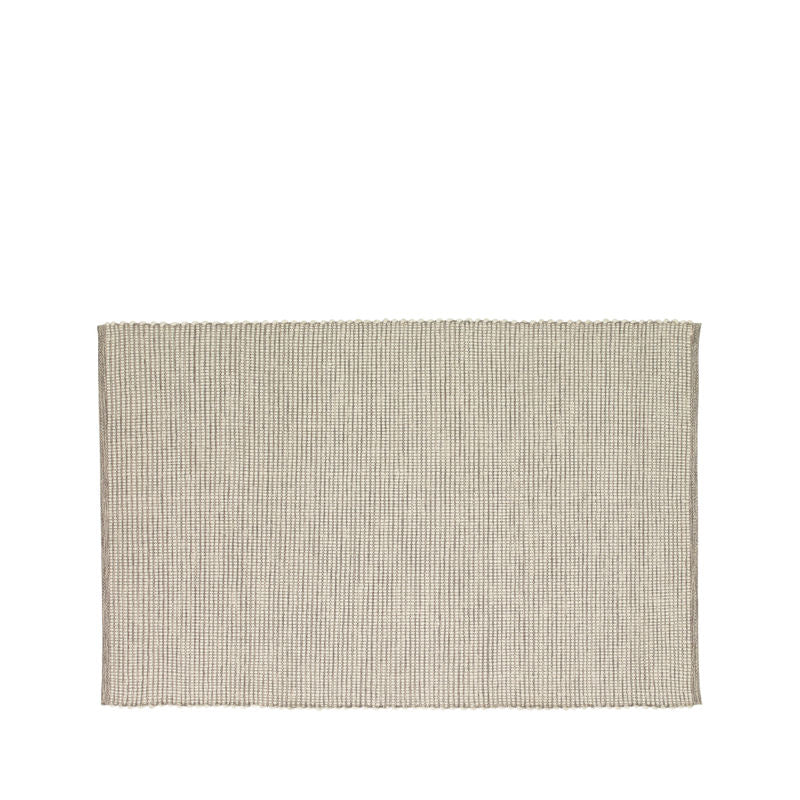 Hübsch Tapis Poppy, gris, blanc