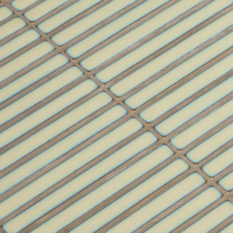 Hübsch Tile table d'appoint, menthe, bois naturel
