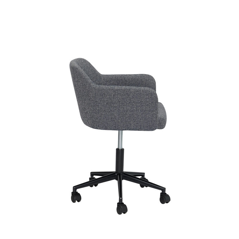 Silla de oficina Hübsch Rest, gris oscuro