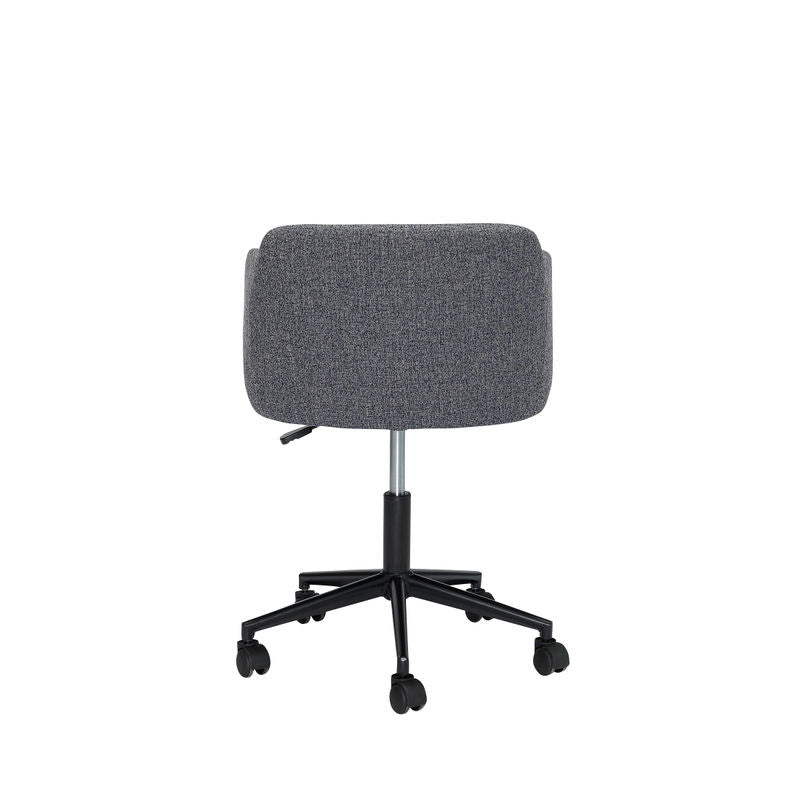 Silla de oficina Hübsch Rest, gris oscuro