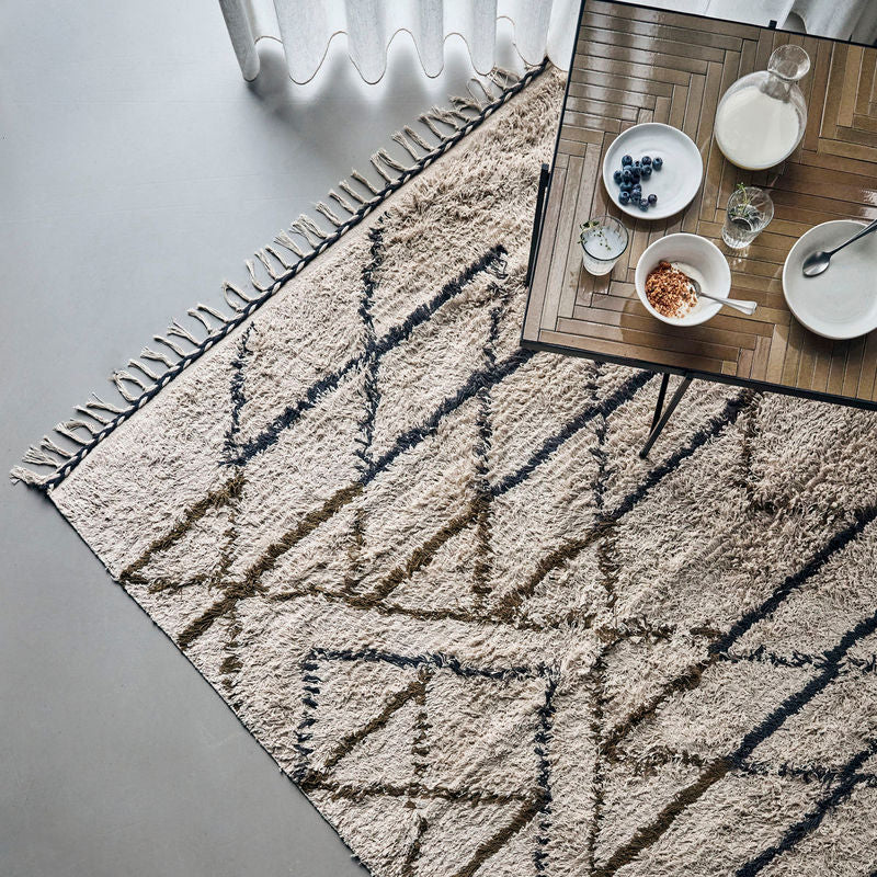 House Doctor Alfombra, HDIndi, Blanquecino