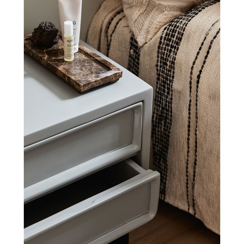 Nordal A/S LEDRO table de chevet-gris