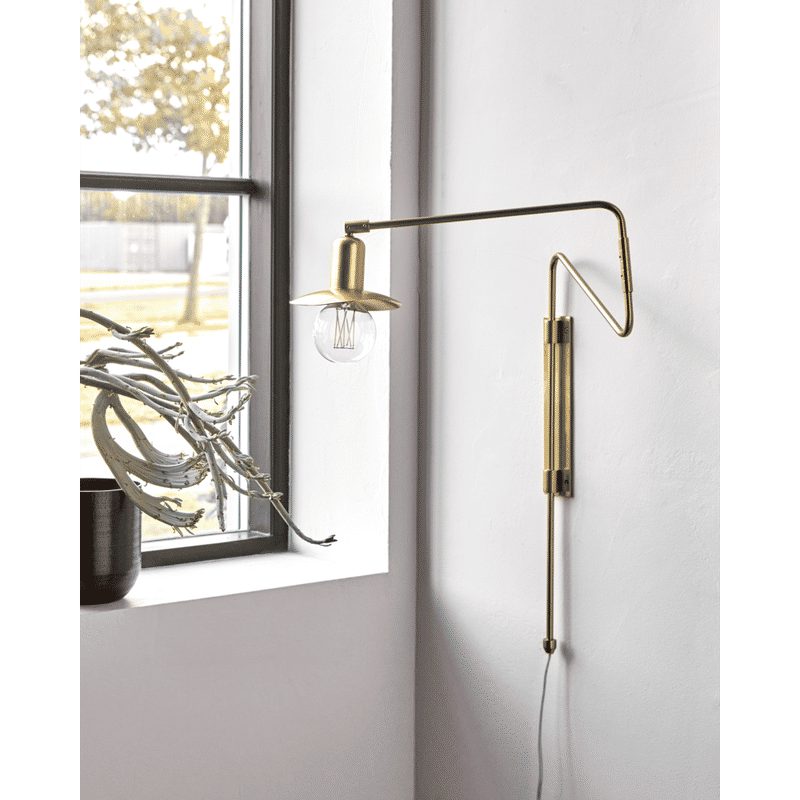 Lampe murale Swing de House Doctor, Laiton