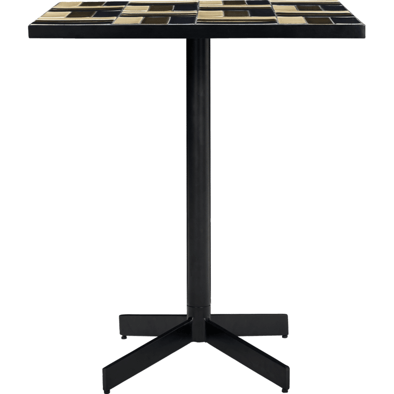 House Doctor Geometric Tisch, Braun, Blau