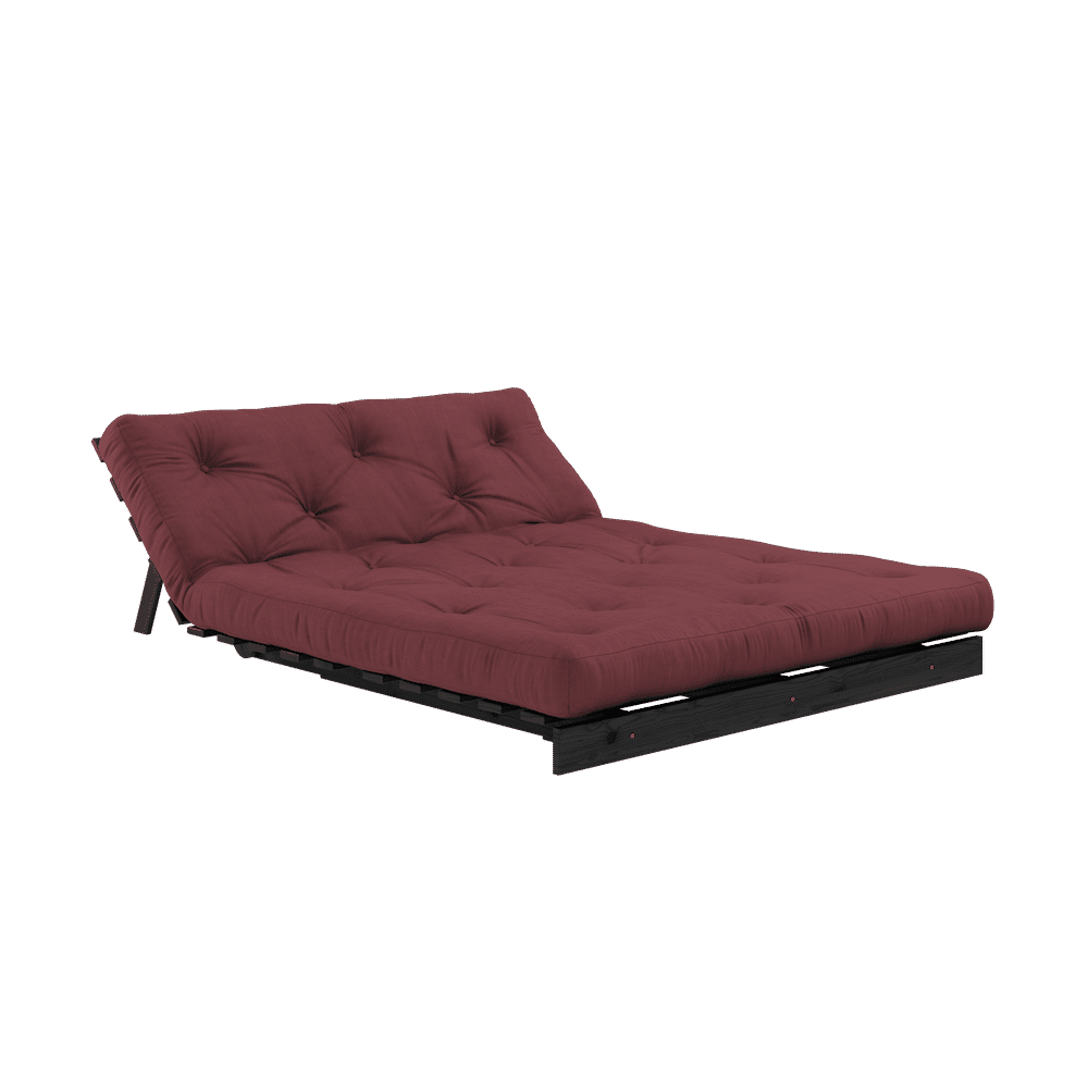 Karup Design ROOTS NOIR LAQUÉ 140X200 W. ROOTS MATELAS BORDEAUX