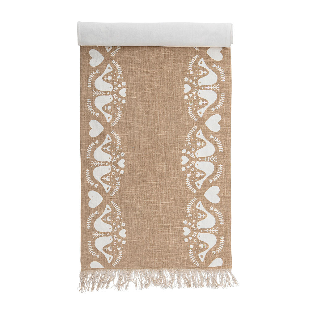 Blooming ville Paule Tisch läufer, Natur, Baumwolle