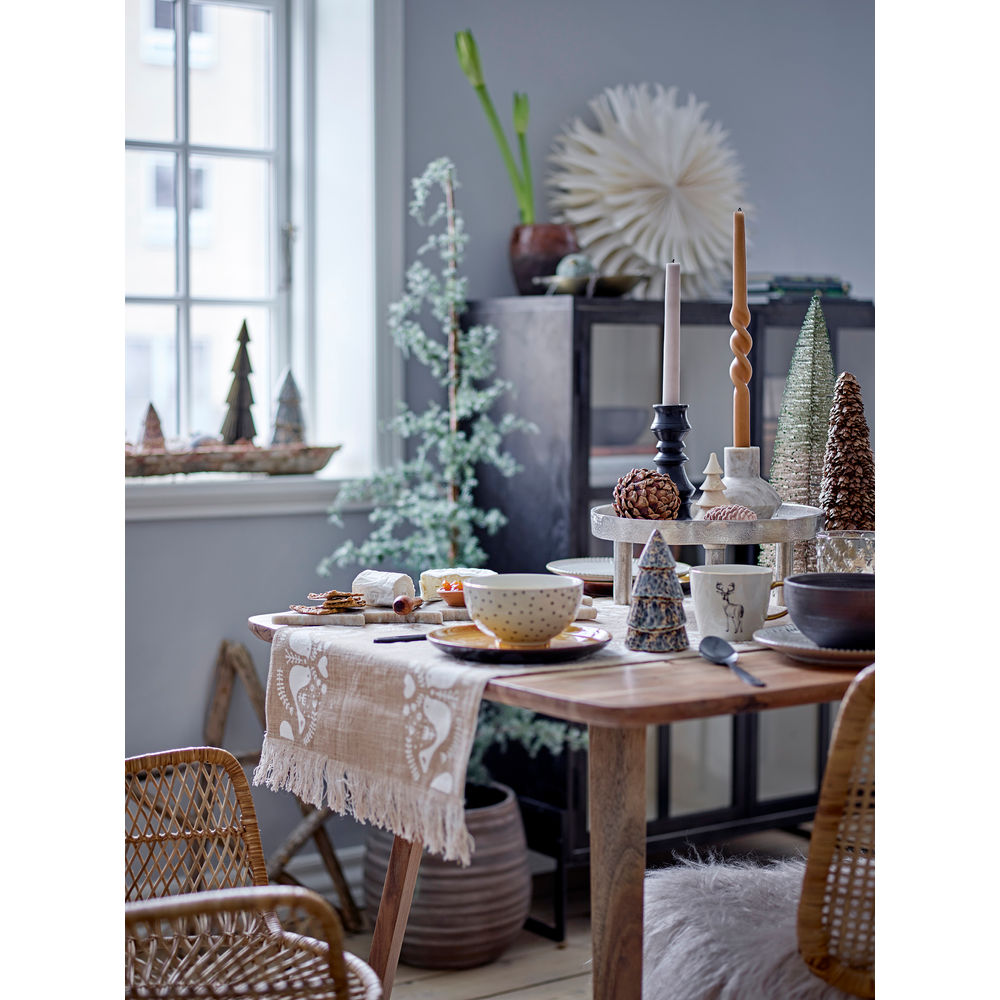 Bloomingville Opaal Kast, Zwart, Eik