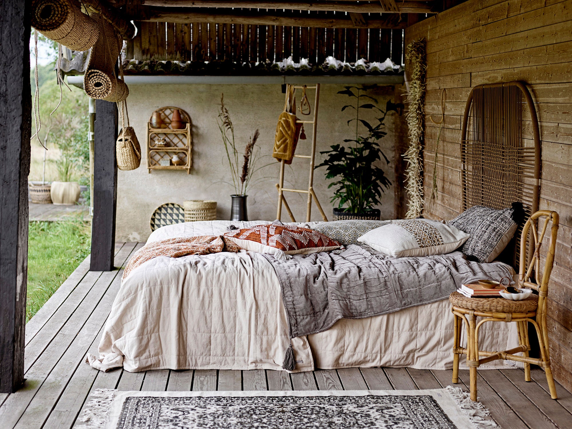 Blooming ville Enzov Teppich, Natur, Seegras