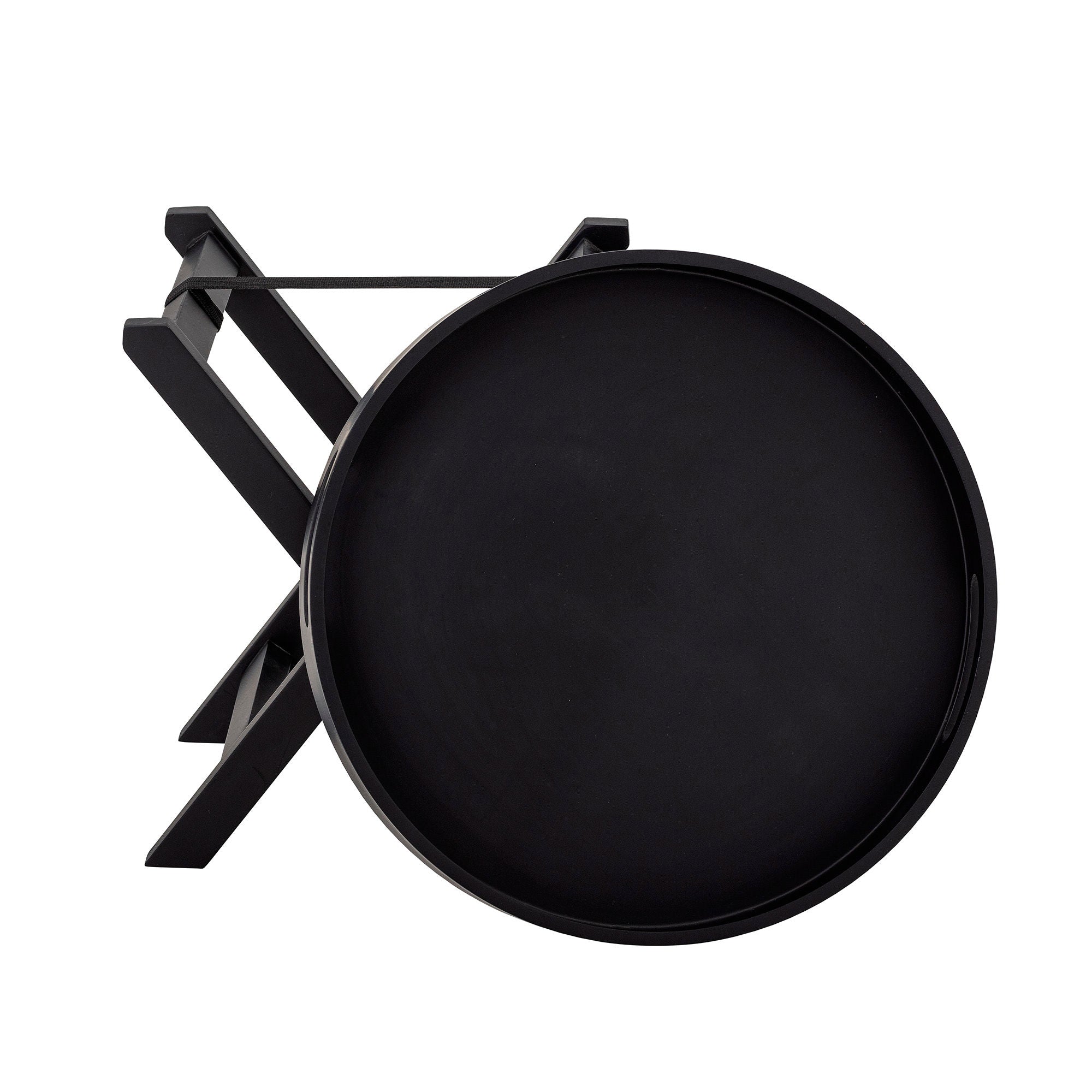 Blooming ville Freya Beistell tisch, Schwarz, Rubber wood