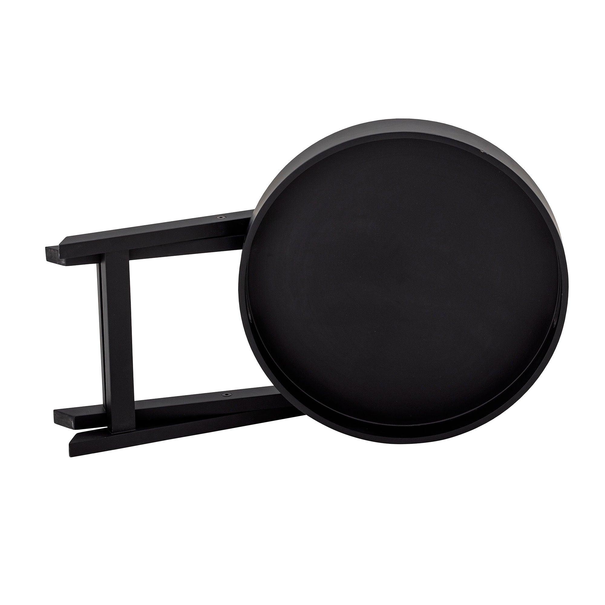 Blooming ville Freya Beistell tisch, Schwarz, Rubber wood