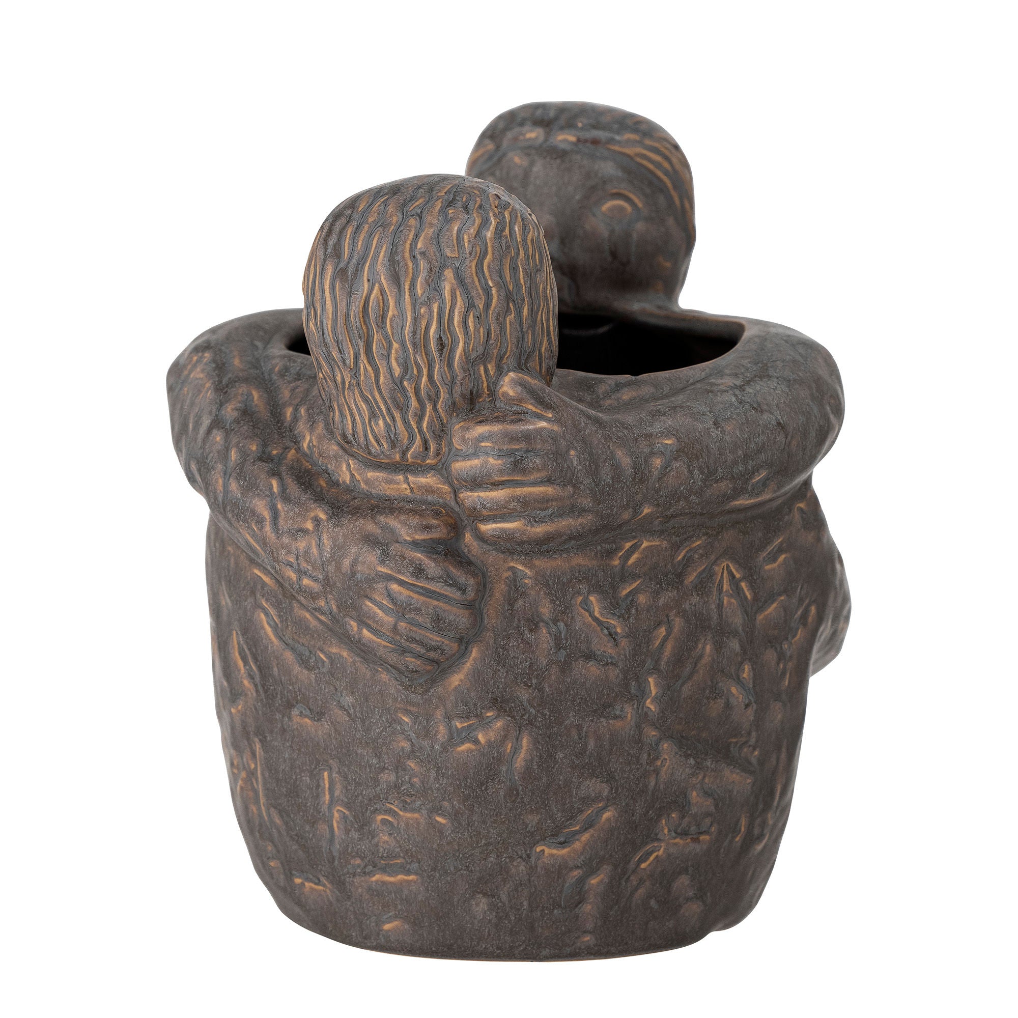 Bloomingville Liona Bloempot, Grijs, Steengoed