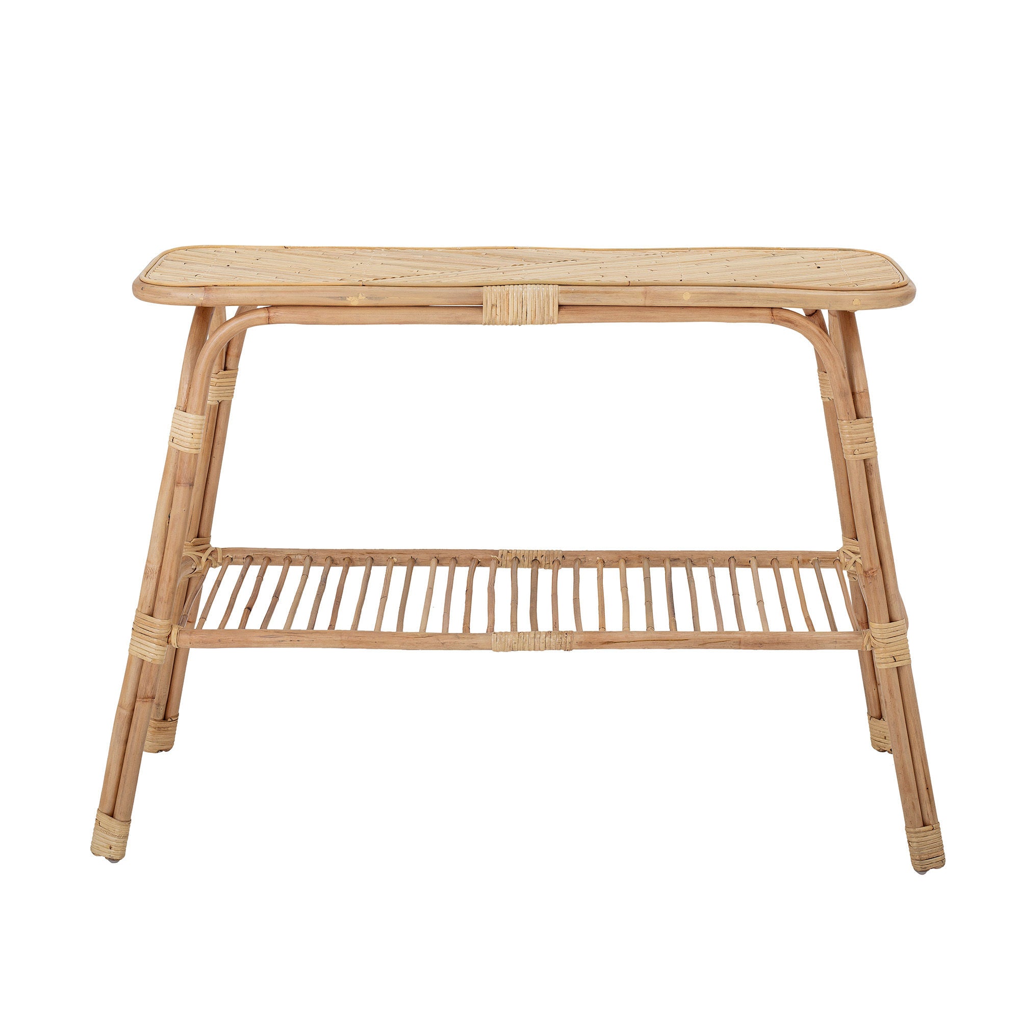 Kreative Sammlung Thenna Konsolen tisch, Natur, Rattan