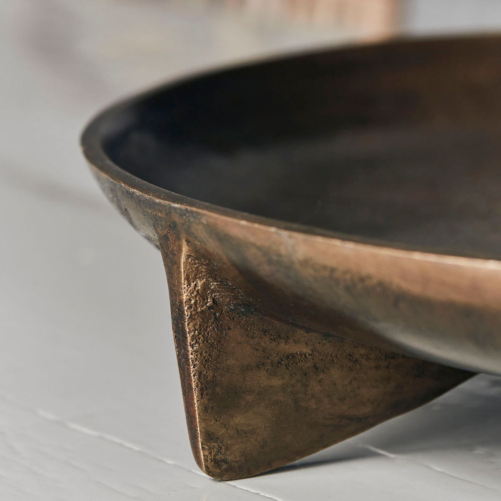 House Doctor Feuille, Fonte, Bronze Antique