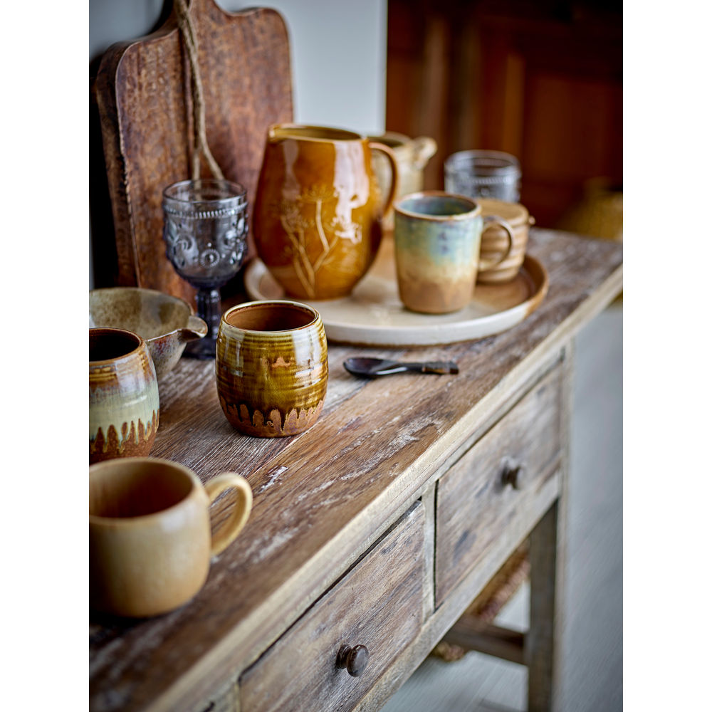 Creative Collection Dahlia mok, Bruin, Steengoed