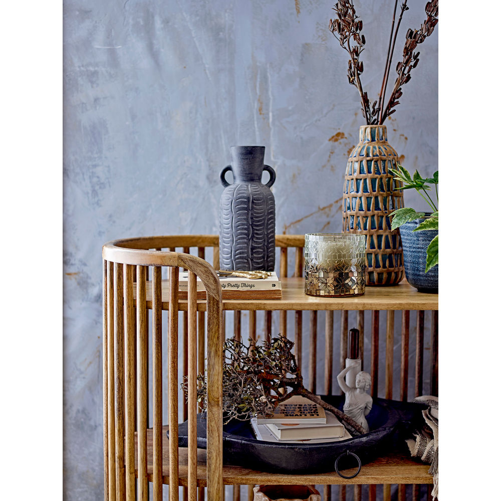 Kreative Sammlung Rane Vase, grau, Keramik