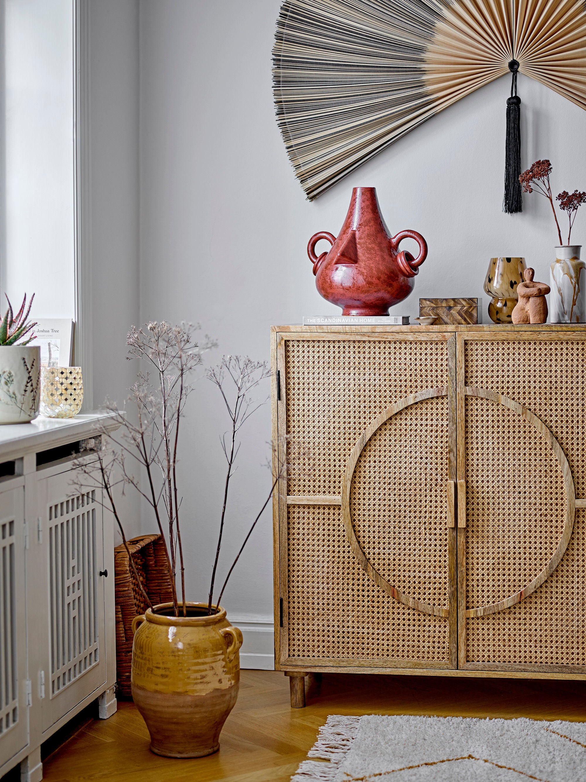 Bloomingville Tao Deco Bloempot, Geel, Terracotta