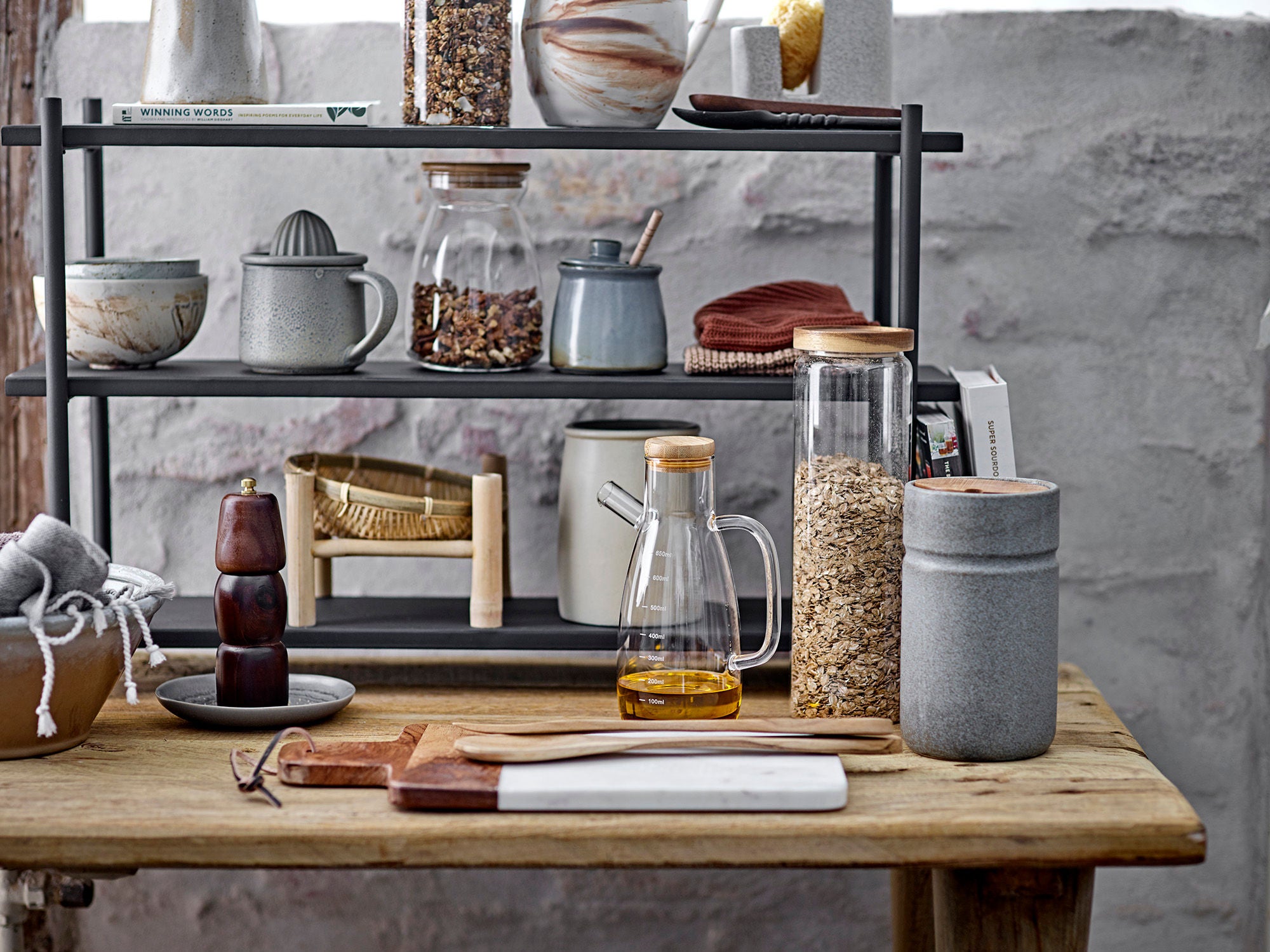 Bloomingville Riber mesa de café, Naturaleza, Madera reciclada