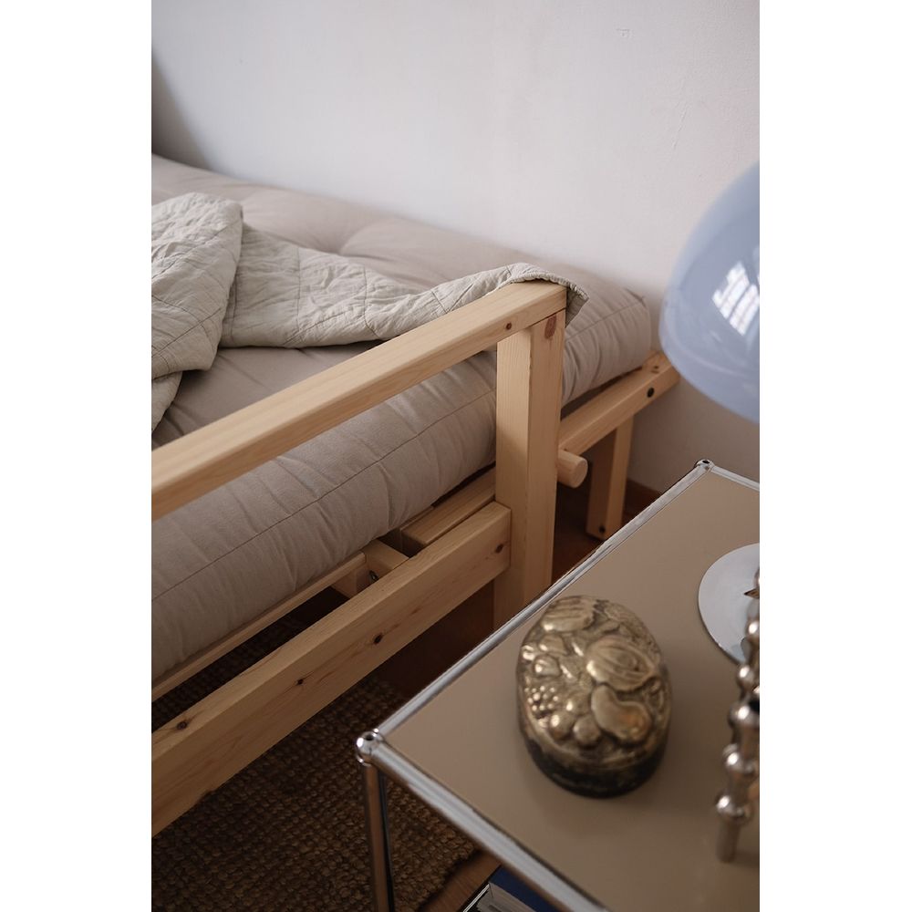 Designer BOUTON CLAIR LAQUÉ W. MATELAS MIXTE 5 COUCHES SORBET
