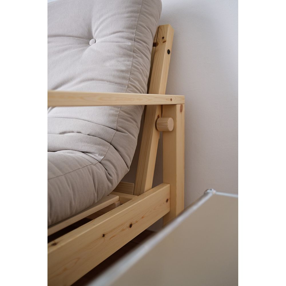 Designer BOUTON CLAIR LAQUÉ W. MATELAS MIXTE 5 COUCHES SORBET