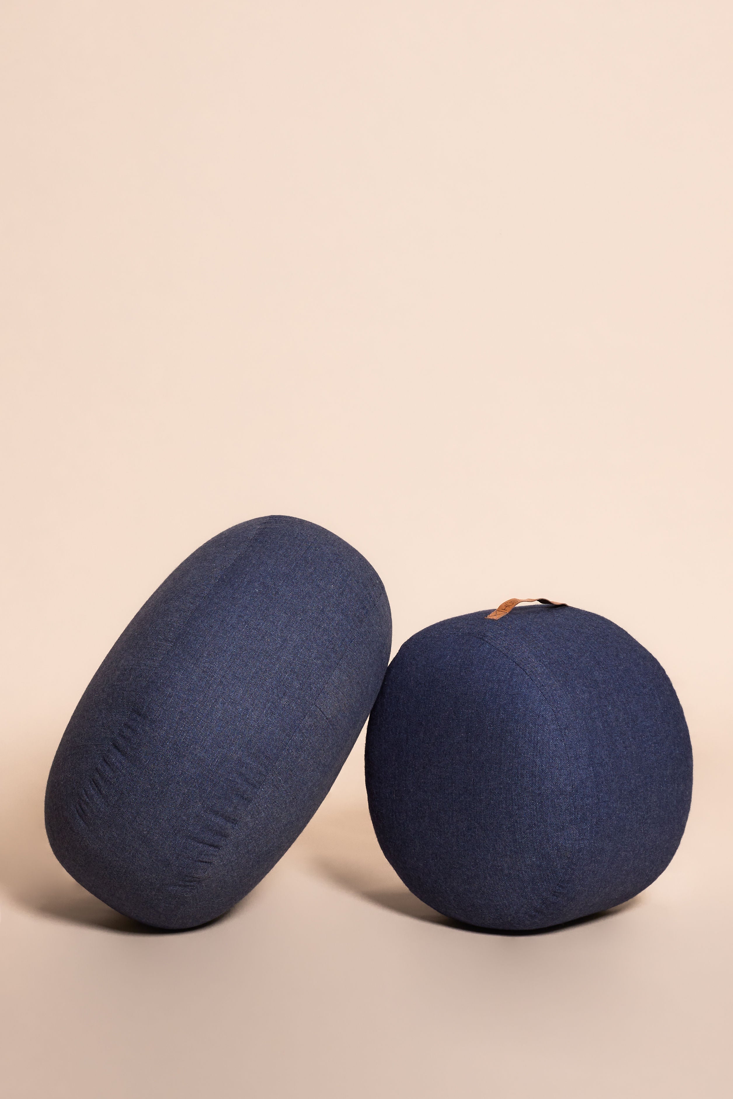 Hübsch Mochi Poef Ø50 Bleu